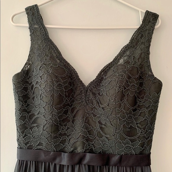 Charcoal Mori Lee Dress - Picture 4 of 6